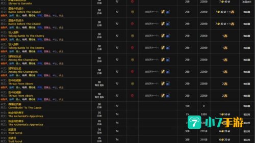 魔兽世界声望