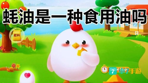 蚝油是一种食用油吗蚂蚁庄园