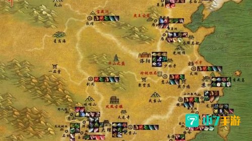 天龙八部游戏地图
